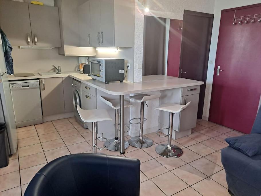 Appartement Le Florid Cap D'Agde, T2 , 4 Pers, 200M Plage, Terrasse Exterior foto
